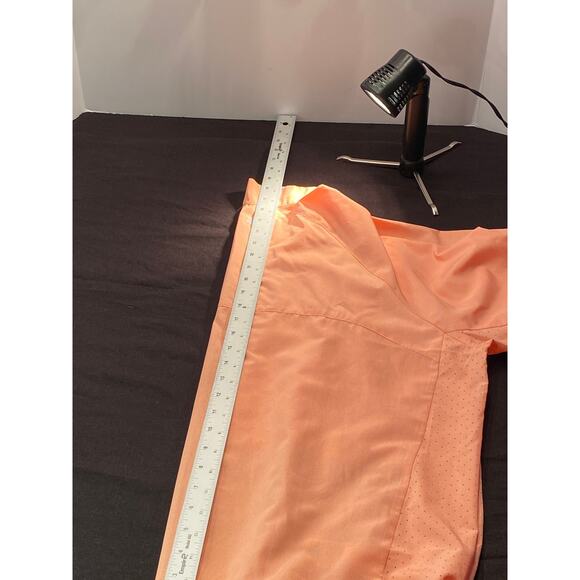 Eddie Bauer sun protecting womens extra large XL top orange white checked NWOT - Picture 8 of 10